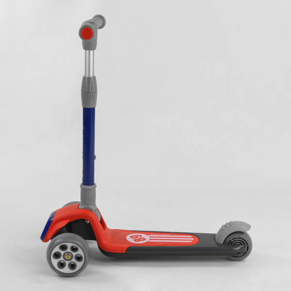 Детский трехколесный самокат колеса PU со светом Best Scooter RS-9119