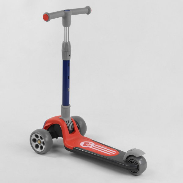 Детский трехколесный самокат колеса PU со светом Best Scooter RS-9119