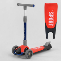Детский трехколесный самокат колеса PU со светом Best Scooter F-44077