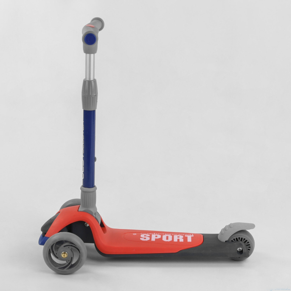 Дитячий триколісний самокат PU колеса зі світлом Best Scooter F-44077