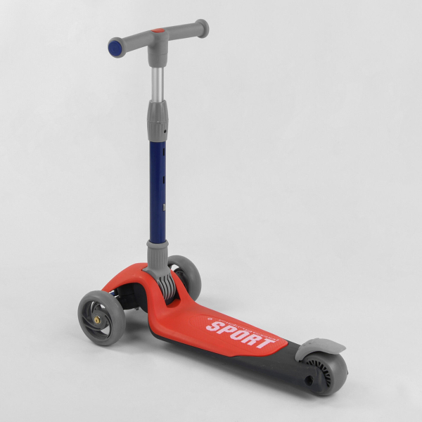 Дитячий триколісний самокат PU колеса зі світлом Best Scooter F-44077