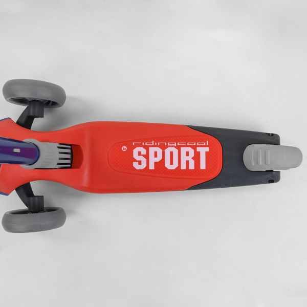 Дитячий триколісний самокат PU колеса зі світлом Best Scooter F-44077