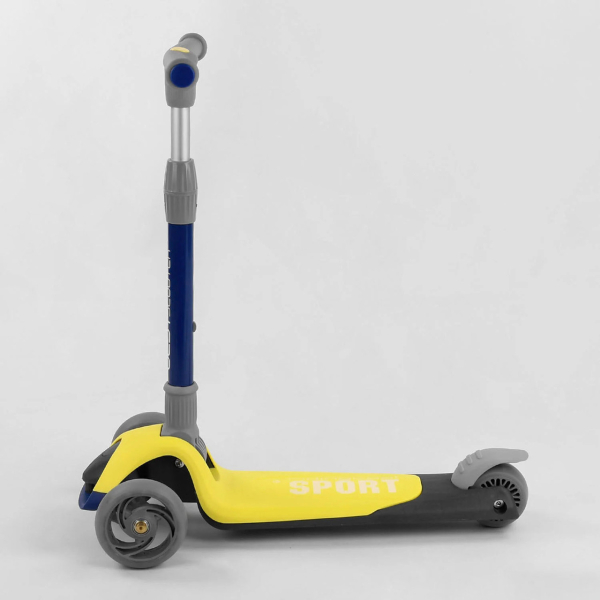 Детский трехколесный самокат колеса PU со светом Best Scooter F-55295