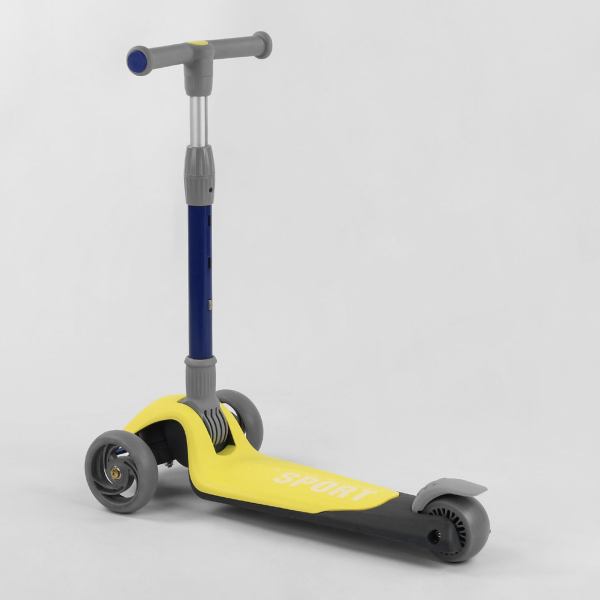 Детский трехколесный самокат колеса PU со светом Best Scooter F-55295
