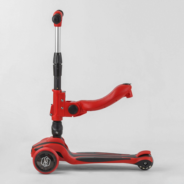 Детский трехколесный самокат с сидением Best Scooter ST-18003