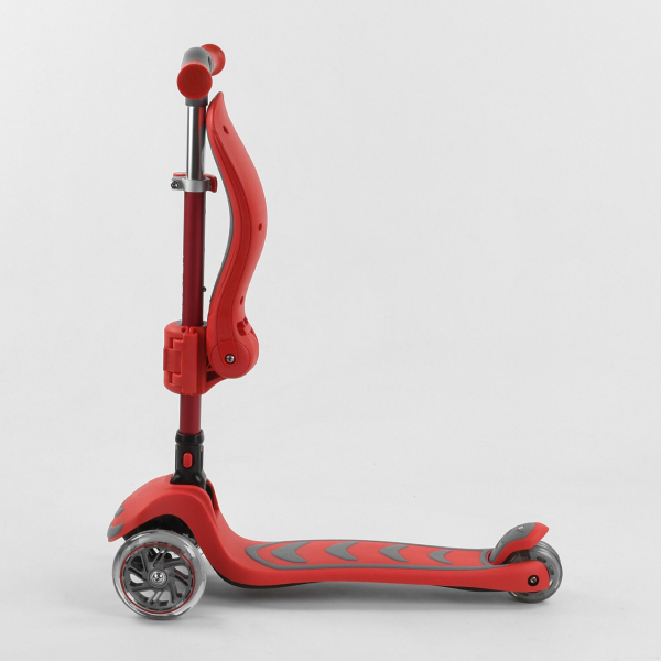 Детский трехколесный самокат с сидением 2 в 1 Best Scooter T-06188