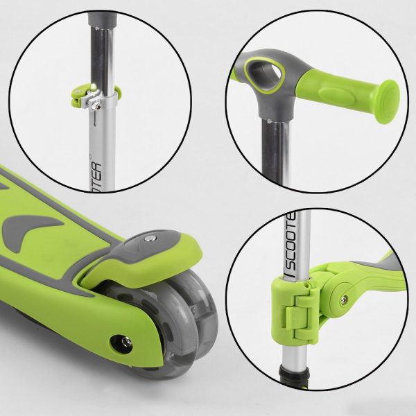 Детский трехколесный самокат с сидением 2 в 1 Best Scooter T-07196