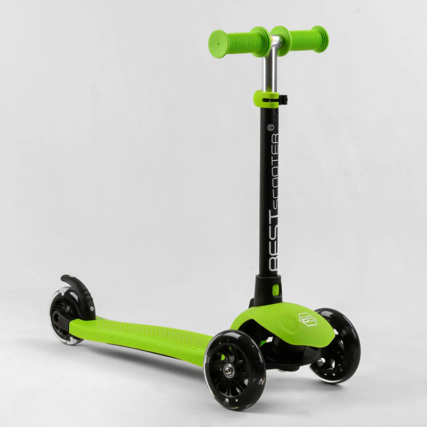 Детский трехколесный беговел с сиденьем и родительской ручкой Best Scooter PL-315