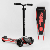 Трехколесный детский самокат с светом на колесах Best Scooter MAXI HW-00505