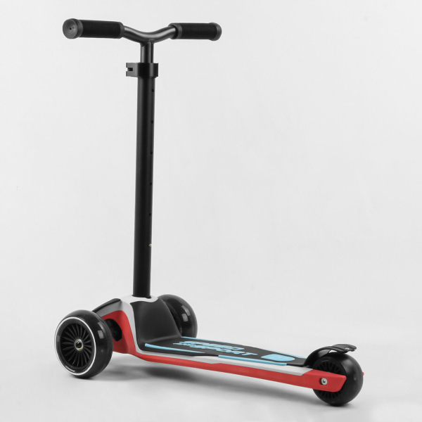 Трехколесный детский самокат с светом на колесах Best Scooter MAXI HW-00308