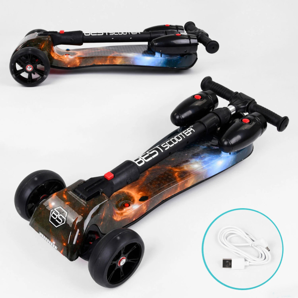 Детский трехколесный самокат с парогенератором Best Scooter MAXI 65884