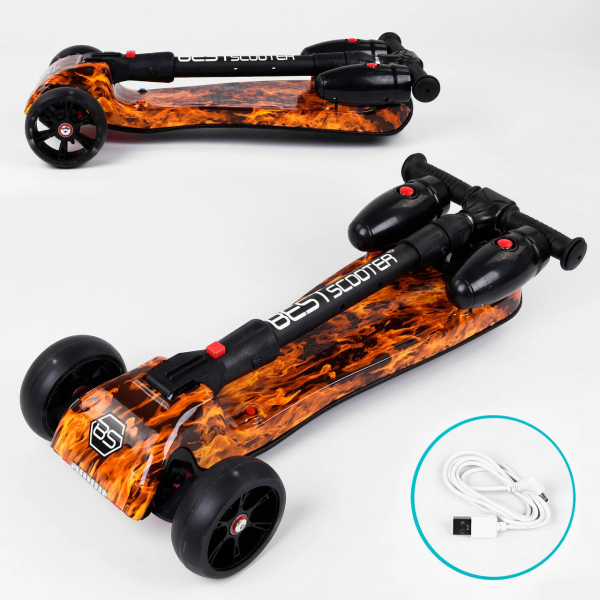 Детский трехколесный самокат с парогенератором Best Scooter MAXI 89341