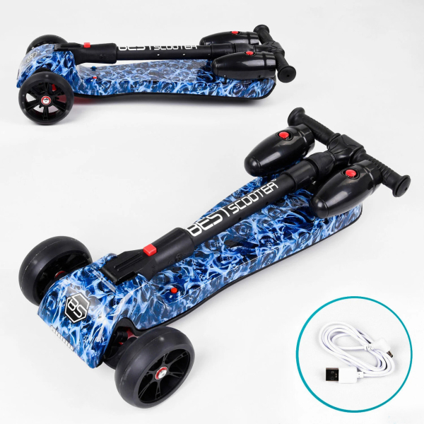 Дитячий триколісний самокат із парогенератором Best Scooter MAXI 46189