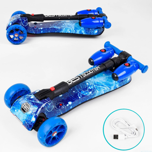 Детский трехколесный самокат с парогенератором Best Scooter MAXI 13455