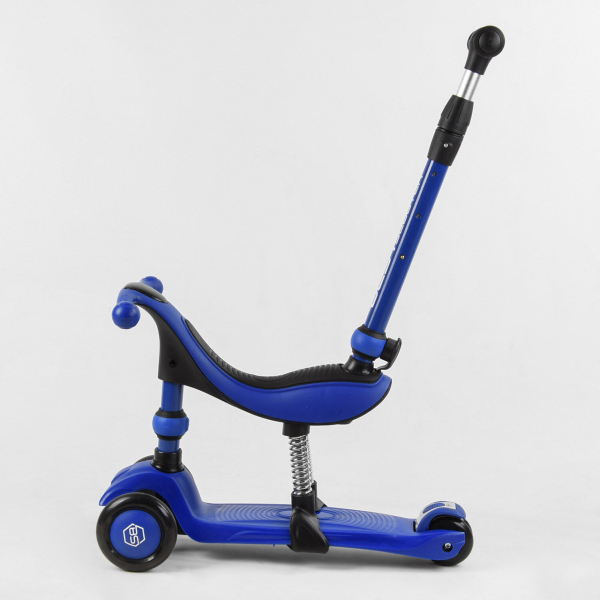 Дитячий самокат-велобіг 3 в 1 триколісний з сидінням Best Scooter BS-27018
