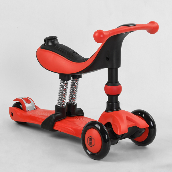 Детский самокат-велобег 3 в 1 трехколесный с сиденьем Best Scooter BS-71899