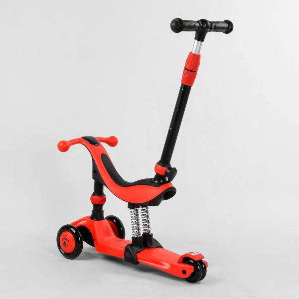 Детский самокат-велобег 3 в 1 трехколесный с сиденьем Best Scooter BS-71899