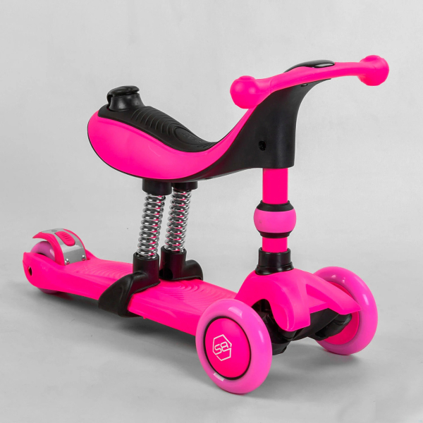 Детский самокат-велобег 3 в 1 трехколесный с сиденьем Best Scooter BS-23180