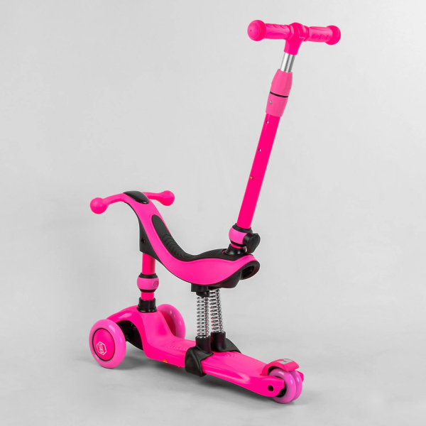 Детский самокат-велобег 3 в 1 трехколесный с сиденьем Best Scooter BS-23180
