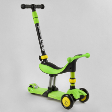 Дитячий самокат-велобіг 3 в 1 триколісний з сидінням Best Scooter BS-30802