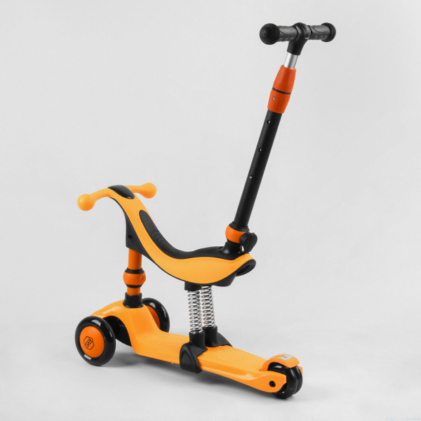 Детский самокат-велобег 3 в 1 трехколесный с сиденьем Best Scooter BS-50584