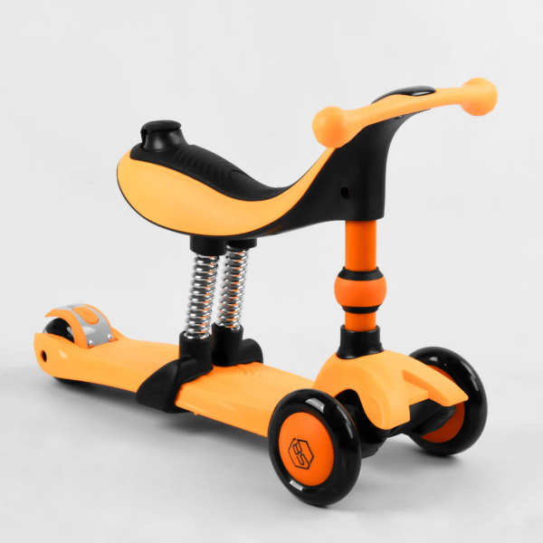 Детский самокат-велобег 3 в 1 трехколесный с сиденьем Best Scooter BS-50584