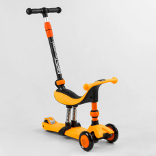 Дитячий самокат-велобіг 3 в 1 триколісний з сидінням Best Scooter BS-50584