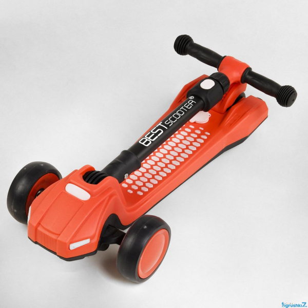 Детский трехколесный самокат с парогенератором и звуком машины Best Scooter  LT-12857