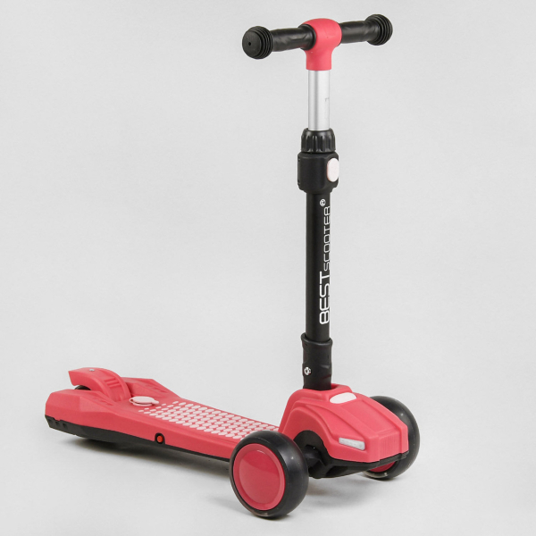 Детский трехколесный самокат с парогенератором и звуком машины Best Scooter  LT-11746