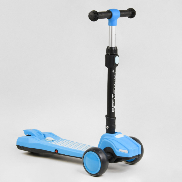 Детский трехколесный самокат с парогенератором и звуком машины Best Scooter  LT-10635