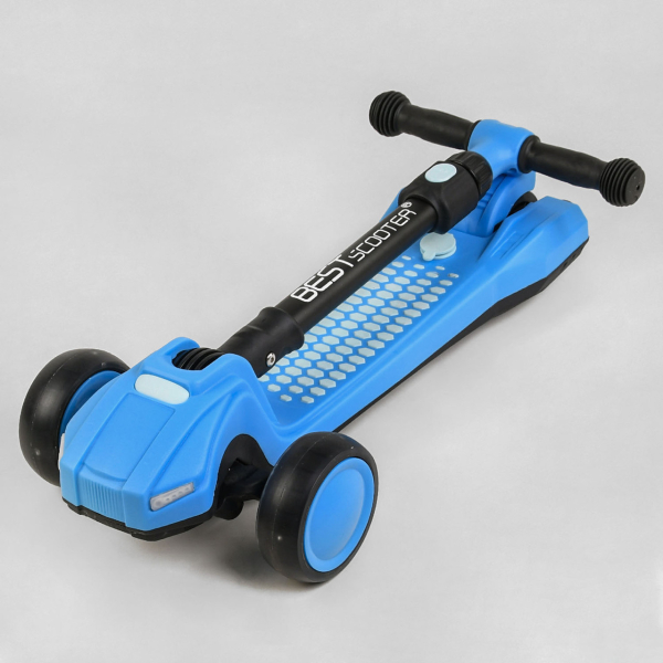Детский трехколесный самокат с парогенератором и звуком машины Best Scooter  LT-10635