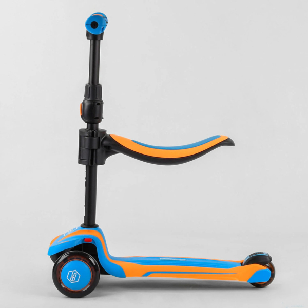 Детский трехколесный самокат с сидением Best Scooter JS-30918
