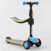 Дитячий триколісний самокат із сидінням Best Scooter JS-30918