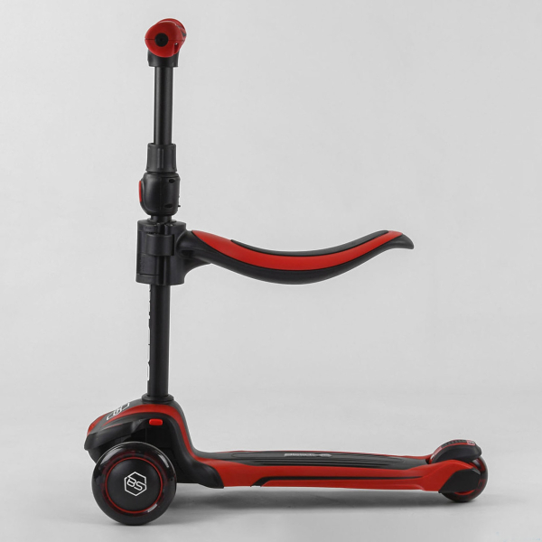 Детский трехколесный самокат с сидением Best Scooter JS-10711
