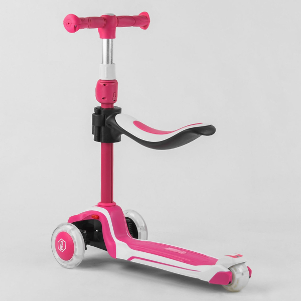 Детский трехколесный самокат с сидением Best Scooter JS-41008