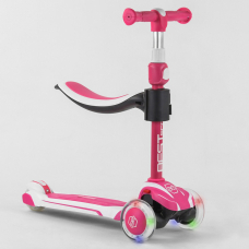 Детский трехколесный самокат с сидением Best Scooter JS-41008