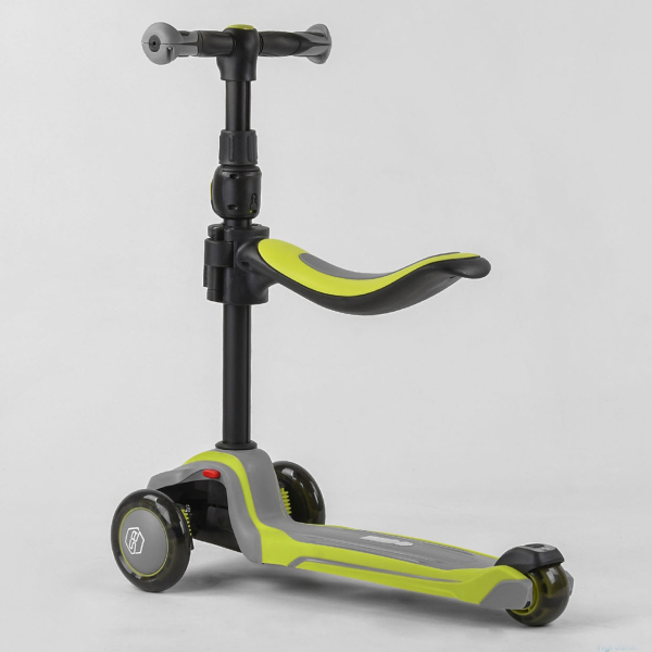 Детский трехколесный самокат с сидением Best Scooter JS-20815