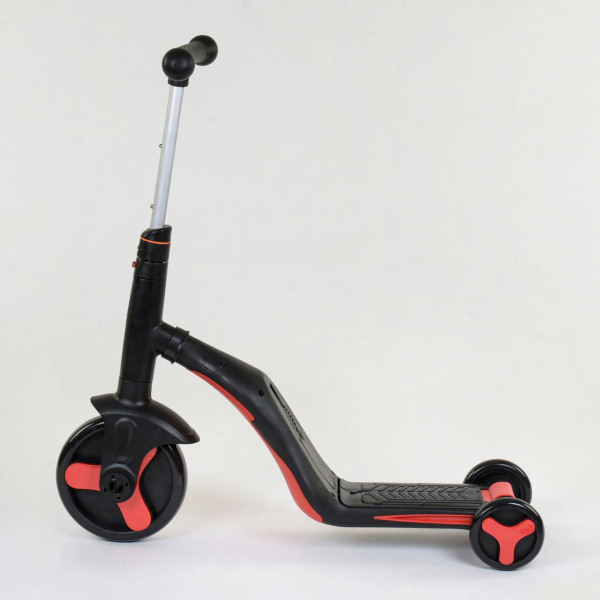 Детский трехколесный самокат-велобег-велосипед 3 в 1 на 8 мелодий Best Scooter JT 28288