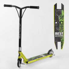 Дитячий трюковий самокат HIC-система алюмінієвий диск та пеги Best Scooter 57870