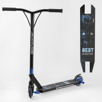 Дитячий трюковий самокат HIC-система алюмінієвий диск та пеги Best Scooter 54528