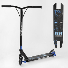 Дитячий трюковий самокат HIC-система алюмінієвий диск та пеги Best Scooter 54528