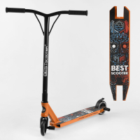 Дитячий трюковий самокат HIC-система алюмінієвий диск та пеги Best Scooter 18378