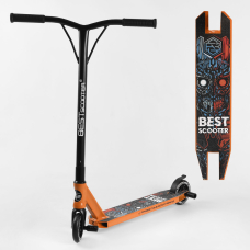 Дитячий трюковий самокат HIC-система алюмінієвий диск та пеги Best Scooter 18378