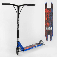 Дитячий трюковий самокат HIC-система алюмінієвий диск та пеги Best Scooter 50352
