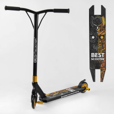 Дитячий трюковий самокат HIC-система алюмінієвий диск та пеги Best Scooter 51738