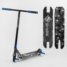 Дитячий трюковий самокат HIC-система алюмінієвий та дека з принтом Best Scooter BS-99808