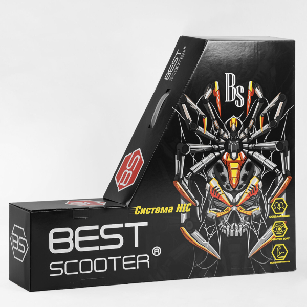 Трюковый детский самокат HIC-система анодированная покраска Best Scooter 53880