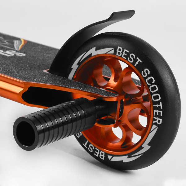 Трюковый детский самокат HIC-система анодированная покраска Best Scooter 53880