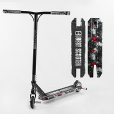 Дитячий трюковий самокат HIC-система алюмінієвий Best Scooter BS-77101