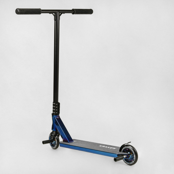 Детский трюковый самокат HIC-система Анодированный Best Scooter Kraken KR-71078